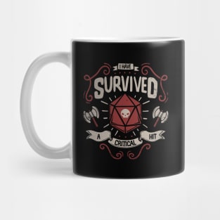 Critical hit D20 - Dungeons and dragons - Rpg Mug